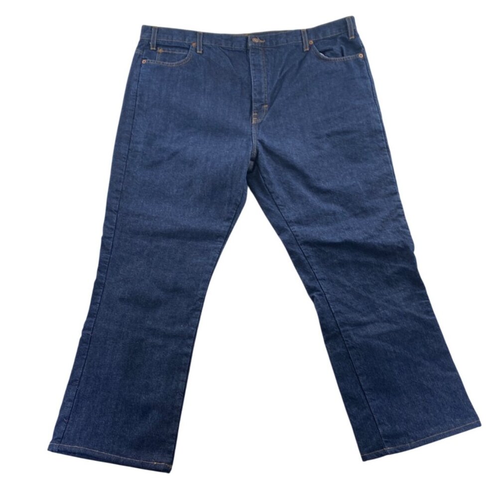 NWT Dickies Mens Flannel Lined Jeans 42x32 Blue Denim Relaxed Fit Straight Leg
